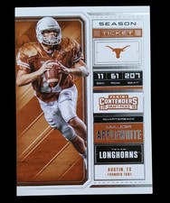 Panini 2018 Contenders Major Applewhite #65 Texas Longhorns Football Card