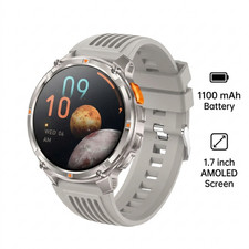 Smart Watch 2.24" Bluetooth 1100 mAh Fitness Tracker IP68 Waterproof