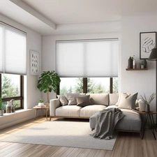 Changshade Home Decorators Shadow White Light Filtering Cordless Cellular Shade