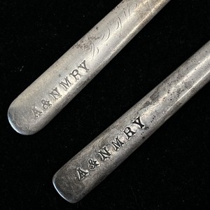 RARE Railway A&NM RY Arizona New Mexico Railway 7" Rogers Mess Hall FORKs