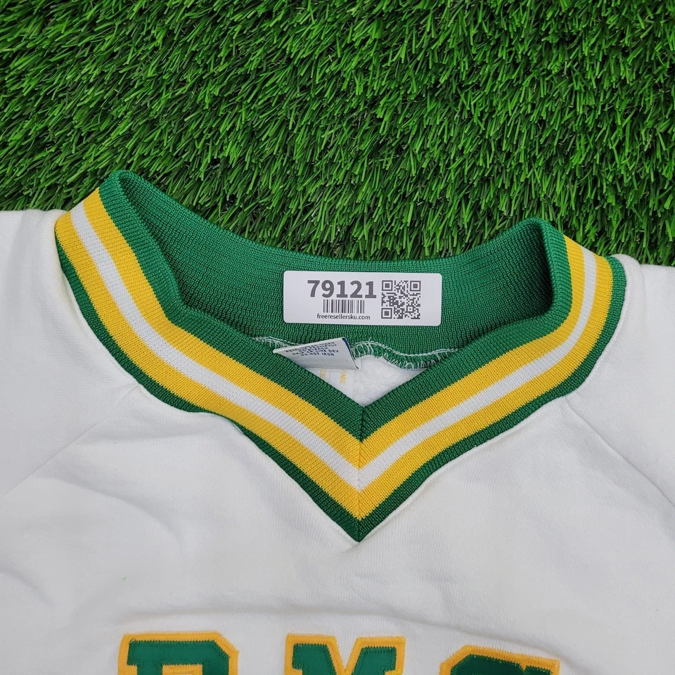 Sudadera vintage años 80 BMS Varsity Ringer para mujer M 22x20 EE. UU. Foto 2 de 4