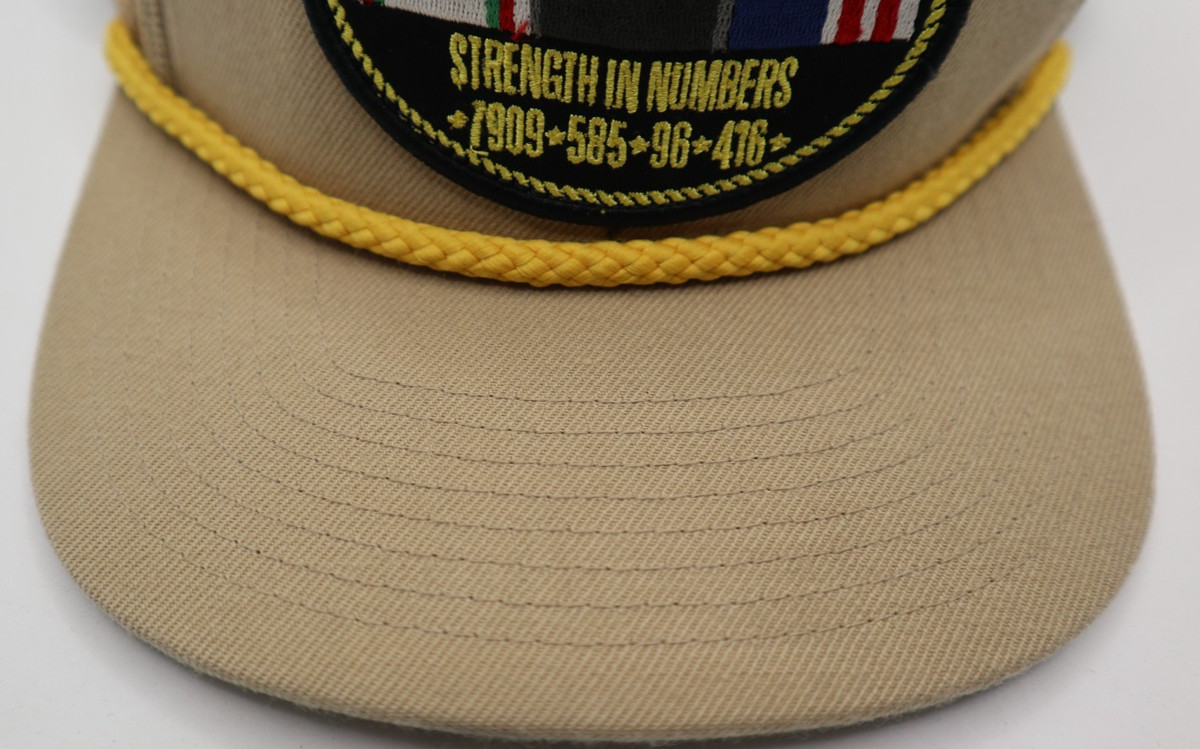 The Hundreds Is Huge Inc. Fleet Snap Snapback Hat Cap One Size Khaki (J) View 2