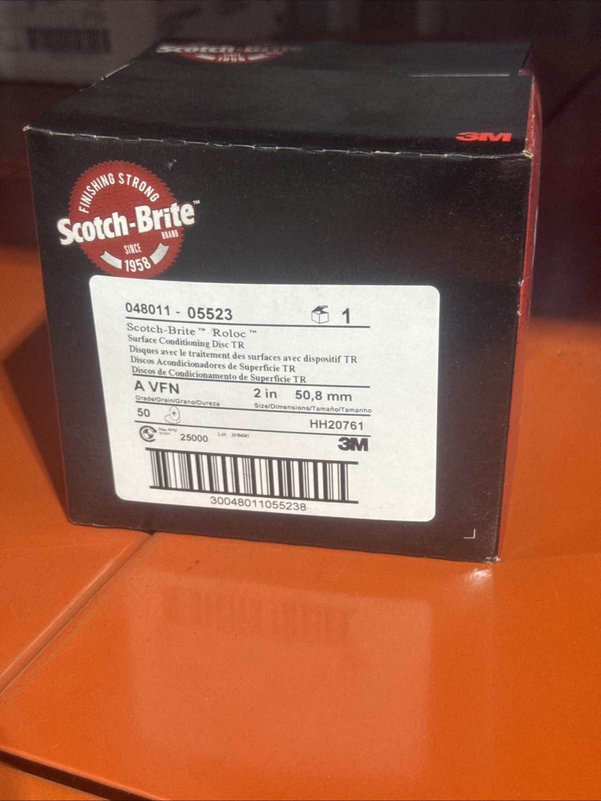 3M SCOTCH-BRITE 05523 ROLOC DISK Box Of 50