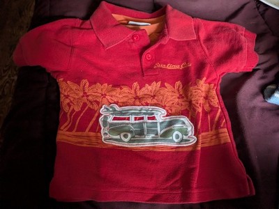 Vintage BT Kids Surf Wagon Polo Shirt 
