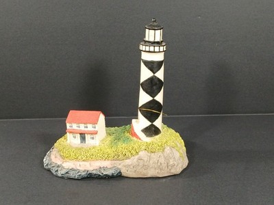Vintage Giftcraft Inc. Cape Lookout North Carolina Light House Tower Figurine