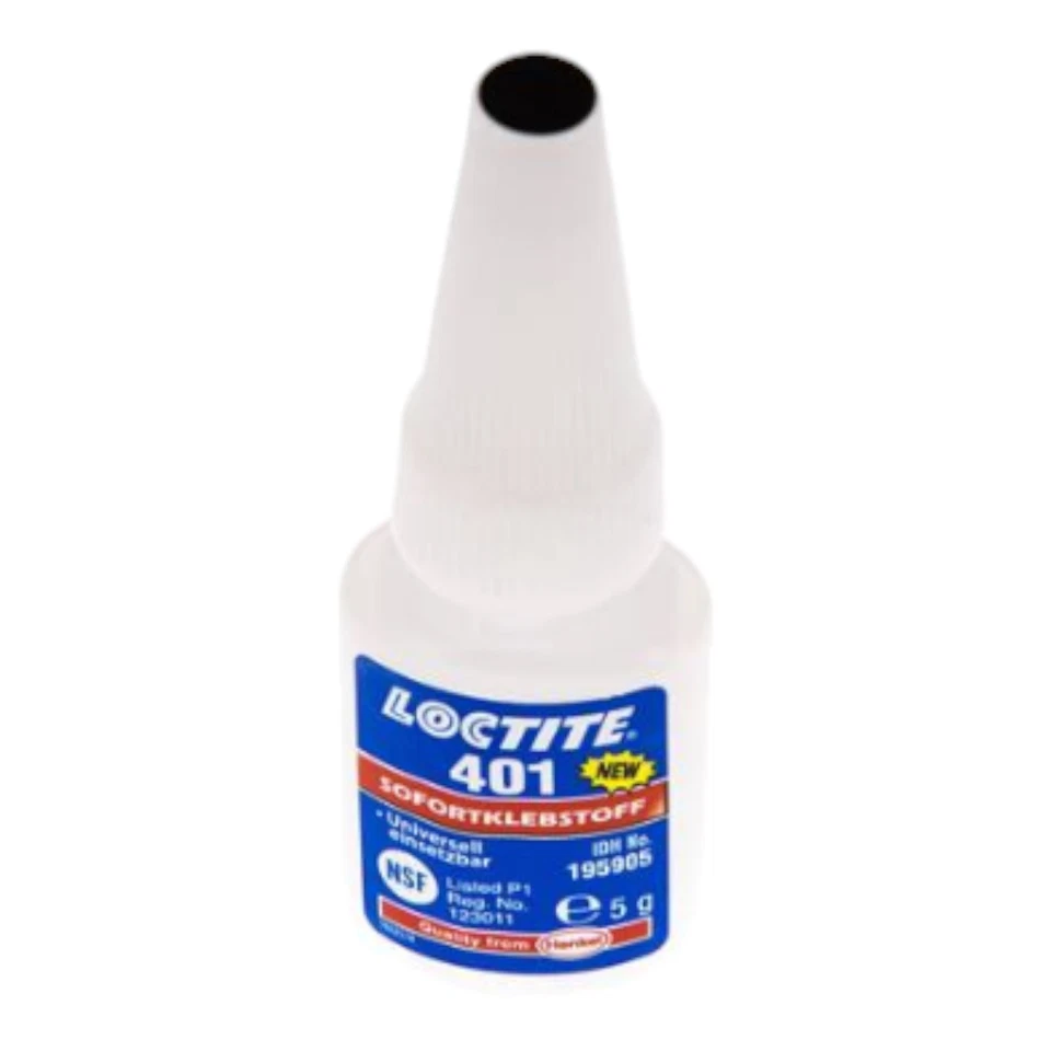 Henkel Loctite 401 Sekundenkleber Sofortklebstoff universa 3g 5g 20g 50g 500g 👍 - Bild 3 von 4