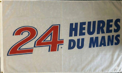 24 Stunden von Le Mans Fahne Flag LMP3 LMGTE Frankreich Auto