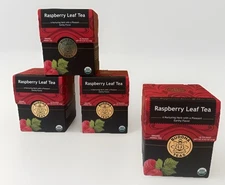 4 Buddha Teas bags  Root Chakra Herbal Raspberry Hibiscus Dandelion 18 Count 72 