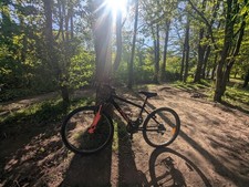 Btwin Rockrider Mountain Bike Orange and Black