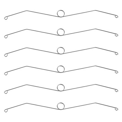 6 Pcs Ventilation Fan Spring Clip Clips for Ceiling Lights Bathroom Exhaust