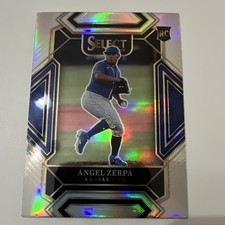2022 Panini Select Angel Zerpa Rookie Prizm Diamond Level #204 Royals MLB