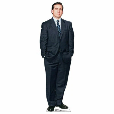 THE OFFICE MICHAEL SCOTT STEVE CARELL LIFESIZE CARDBOARD STANDUP STANDEE CUTOUT