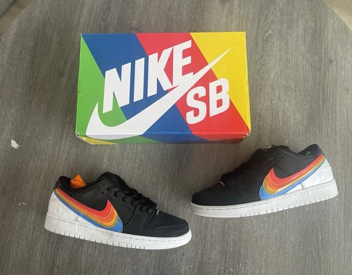 Size 9 - Nike Polaroid x Dunk SB Low Black
