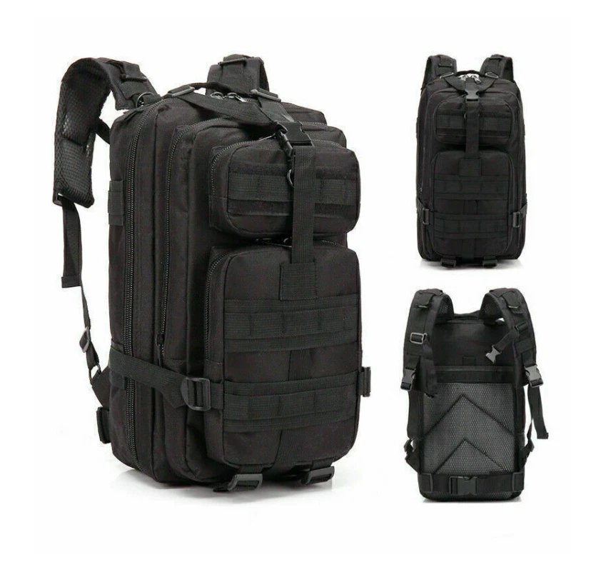 Mochila Militar Exteriores De 30L Para Hombre Bolsa Tactica Viaje Acampar  Sport