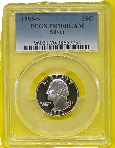 1995-S SILVER PCGS PR 70 DCAM Washington Quarter *** | eBay