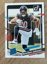 2023 Donruss Rated Rookie Roschon Johnson #217 Chicago Bears