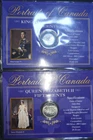 Portraits of Canada King George VI Silver 25 Cents and Queen Elizabeth II 50...