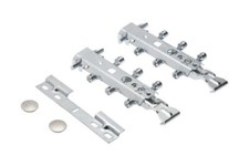 2x Concealed kitchen hangers for wall mounted cabinets