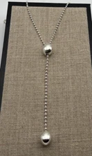 NEW Uno de 50 LONELY PLANET Long Necklace Sterling Silver Plated Adjustable