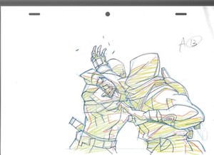 Gi Joe Cartoon Animation 11 5x8 25 Drawing Snake Eyes Vs Storm