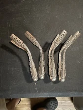 Whiting Manf Co 1891 Louis XV Set of 4 Rare 4 1/2" Individual Asparagus Tongs