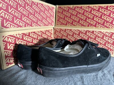 Size 9 - VANS Authentic Black Suede - VN000EE3BKA | eBay