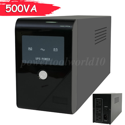 500VA 300W UPS Uninterruptible Power Supply Backup Type With Battery For Home