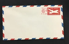 US 1951 VF Mint Postal Stationery Sc#UC20 Skymaster Surcharged