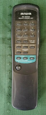 Used Original OEM Aiwa Audio Receiver RC-6AT03 Audio Remote control ...