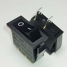 SOKEN RK1-11 Rocker Switch 16A 125/250VAC T100/55 2 Positions 2 Pins