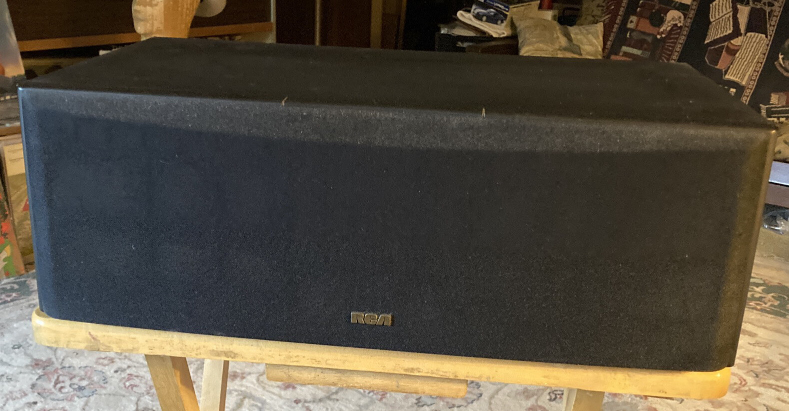 NM RCA OPTIMUS PRO CS550 Center Channel Speaker 2 Woven Woofers