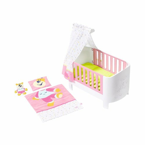 Magischer Garten Puppenwiege Holz Puppenbett Schaukelbett Puppen Wiege Bett Kind