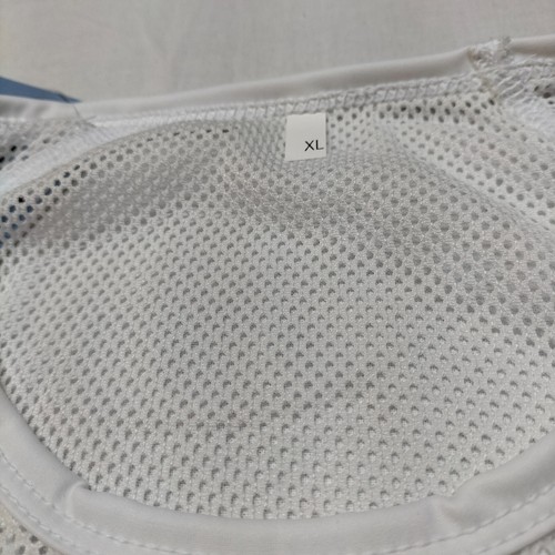 Maglia Intima Rete Manica Corta Ciclismo Cycling Underwear Bianco Taglia XL - Foto 4 di 5