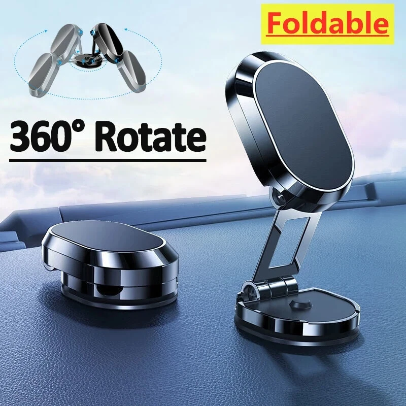 Rotatable Magnetic Car Phone Holder Magnet Smartphone - Image 2 of 4