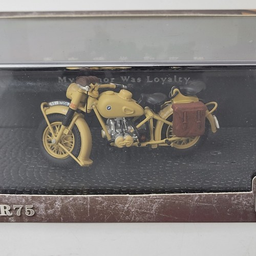Modellino pressofuso BMW R75 Panzerfaust 30 moto seconda guerra mondiale 1939-1945 1:24 - Foto 2 di 6