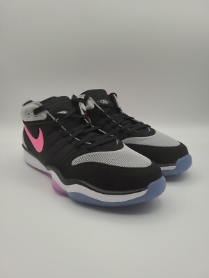 Nike Air Zoom GT Hustle 2 Men's Size 12 Black Pink Basketball Shoes DJ9405-004