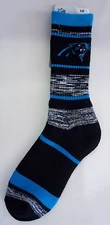 Carolina Panthers Men's Crew Socks Large Size 10 to 13 RMC
