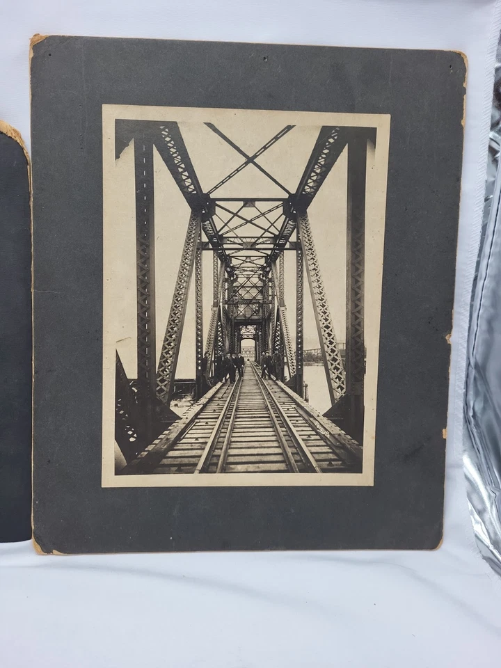 Hoquiam Washington NELSON Railroad Bridge Levi Strauss overalls Photos crew TZ - Image 4 of 4