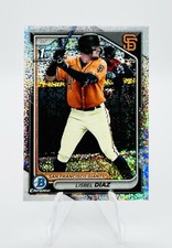 2024 Bowman Chrome Lisbel Diaz 1st #BCP-194 Speckle Refractor /299 Giants