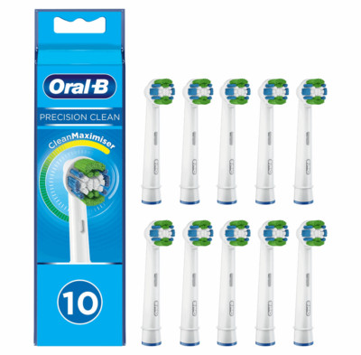 Oral-B Bürstenköpfe Precision Clean mit CleanMaximiser-Technologie - 10er-Pack