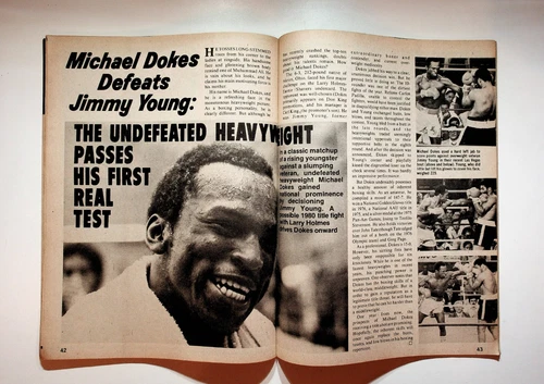 1980 February International Boxing Magazine Holmes Shavers Hearns Duran Tate - 画像7/8