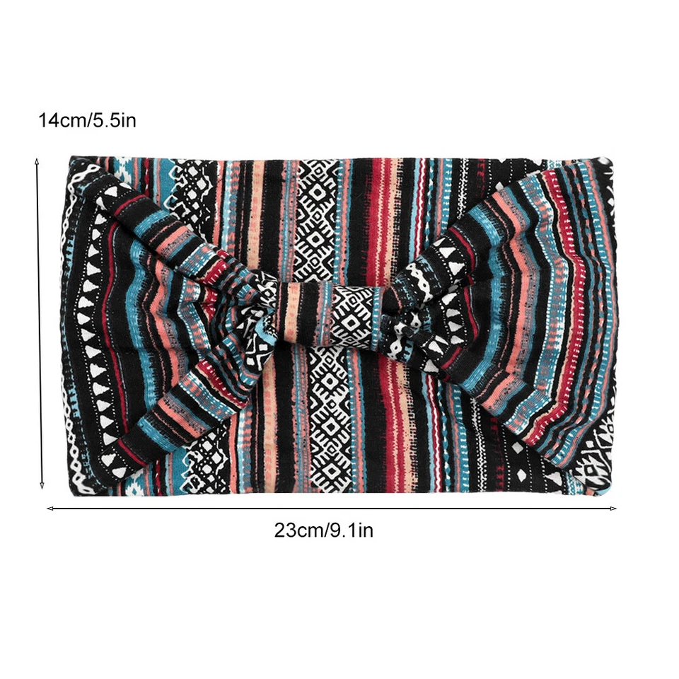 Fashion Knoted Elastic Yoga Sport Casual Headbands for Women Boho Stretch Turban - Image 3 of 4