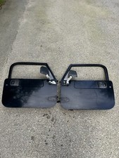 97-06 Jeep Wrangler Tj Door Full Hard Doors Black Set Left Right W Panels 97-06 Jeep Wrangler Tj Door Full Hard Doors Black Set Left Right W Panels