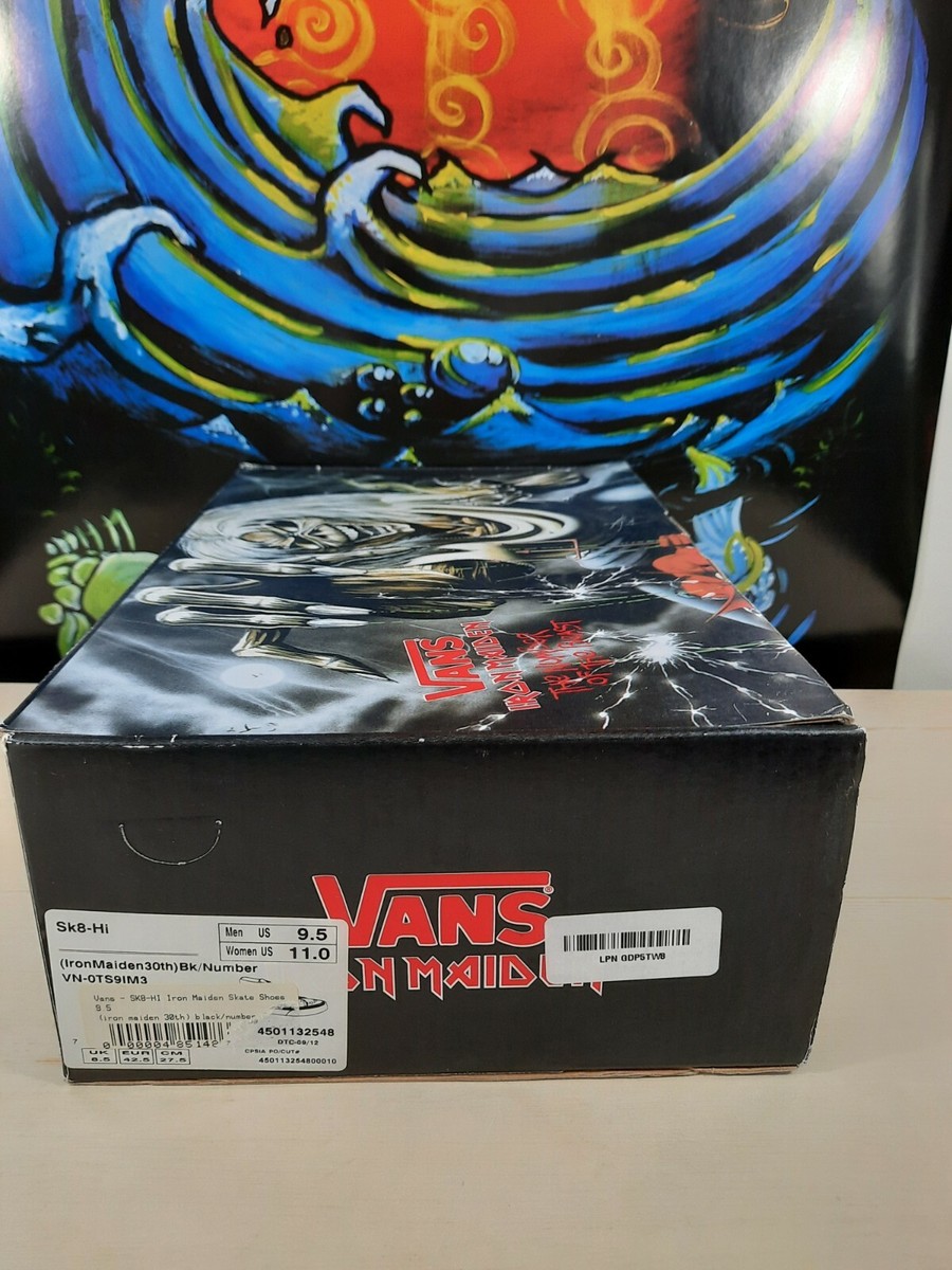 2012 Vans Sk8-hi X Iron Maiden 