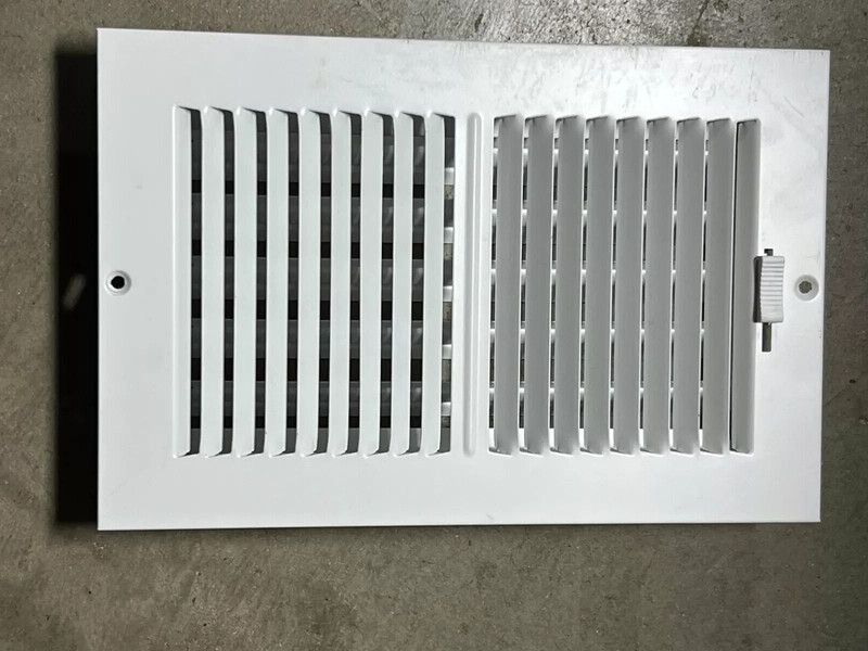 10" x 6"  Steel Adjustable Return Air Supply Grille Vent Cover Register Grill