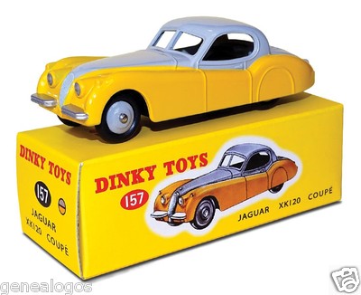 DISPONIBLE DINKY TOYS ATLAS JAGUAR XK 120 COUPE BICOLORE 1/43 REF