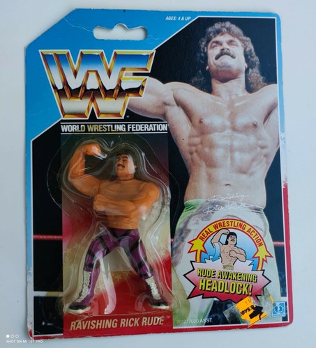 Rick rude wwf hasbro moc wwe...