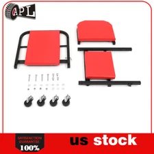Foldable Z Creeper Seat Rolling Chair Auto Mechanics Shop Garage Work Stool
