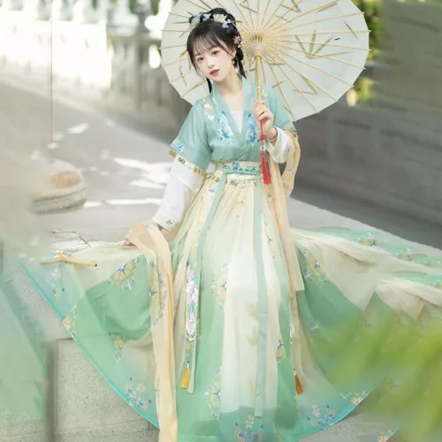 Cosplay Hanfu Dress Chinese Ancient Traditional Women Set Carnival Fairy Costume - Picture 17 of 20