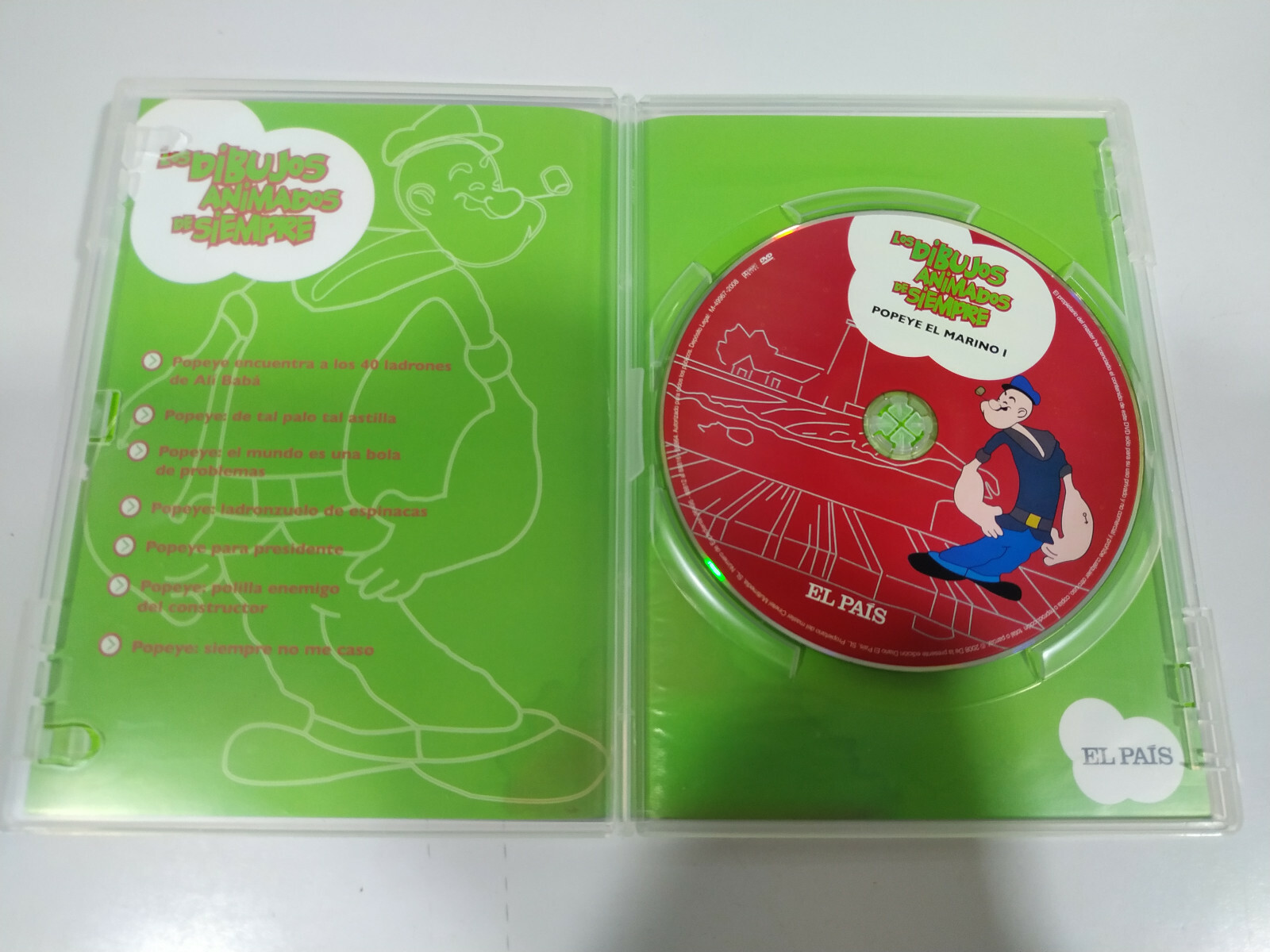 Popeye El Marino I - DVD Español Region 2 - AM